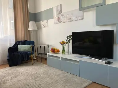 Telewizja i/lub zestaw kina domowego w obiekcie Studio Centrum