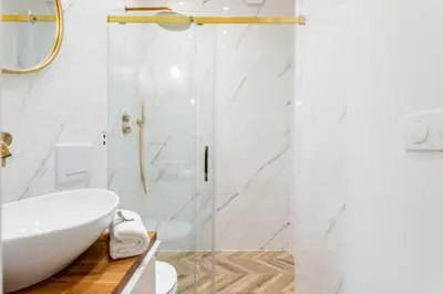 Łazienka w obiekcie Olive Apartment Ochota