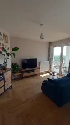 Telewizja i/lub zestaw kina domowego w obiekcie Comfort Modern Apartment Warsaw Free Parking Wi-Fi Balcony