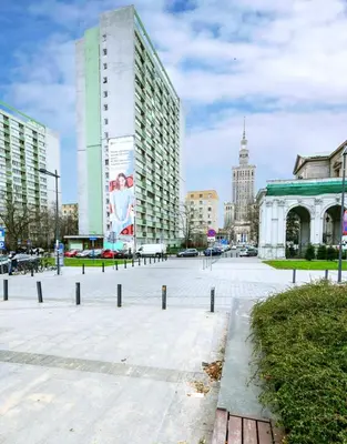 Budynek, w którym mieści się apartament