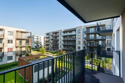 Budynek, w którym mieści się apartament