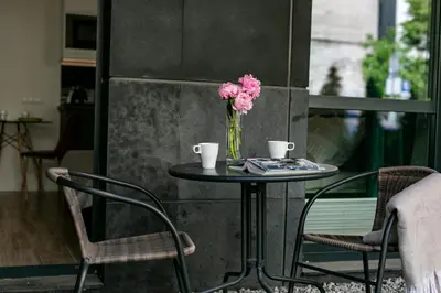 Część wypoczynkowa w obiekcie Chłodna 22a - Duży taras - large terrace - Bezpłatny parking - free parking - Better Rental