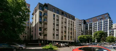 Budynek, w którym mieści się apartament