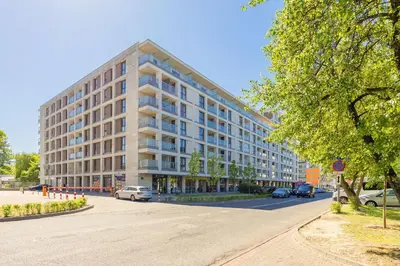 Budynek, w którym mieści się apartament
