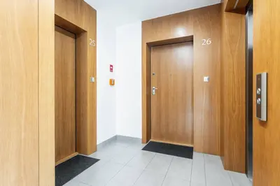 Plan piętra w obiekcie Riverside Residence Port Praski