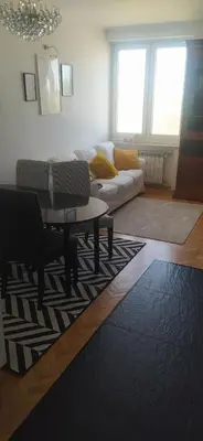 Część wypoczynkowa w obiekcie Appartement dans le centre avec une vue imprenable