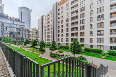 Budynek, w którym mieści się apartament