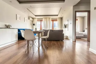 Część wypoczynkowa w obiekcie Urban Apartaments - Great Location - City Center - Wronia 45
