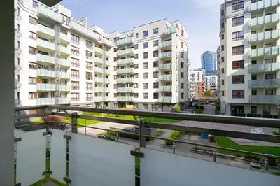 Budynek, w którym mieści się apartament