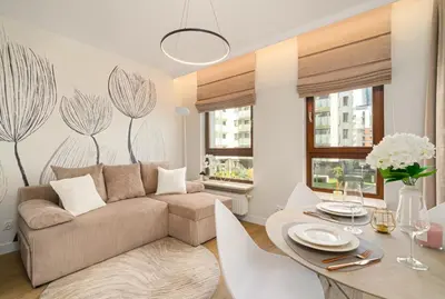 Część wypoczynkowa w obiekcie Urban Apartaments - Great Location - City Center - Giełdowa 4A