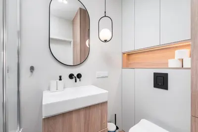 Łazienka w obiekcie Przy Torach 3 by Homeprime