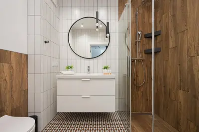 Łazienka w obiekcie Komfortowy Apartament dla 4 osób z Parkingiem by Noclegi Renters