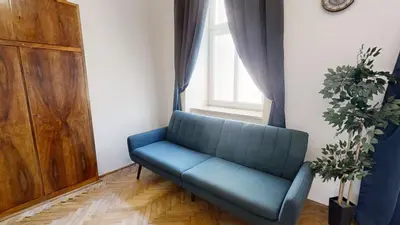 Część wypoczynkowa w obiekcie Vintage Tenement House