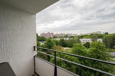 Balkon lub taras w obiekcie Chodecka Comfort Studio by BookingHost
