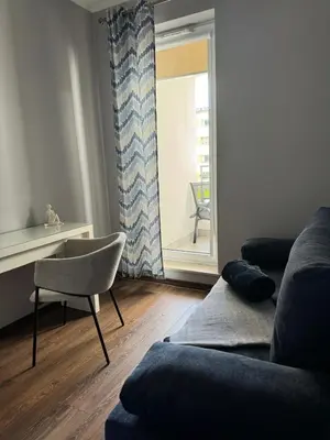 Część wypoczynkowa w obiekcie Apartment Metro Słodowiec Free Parking