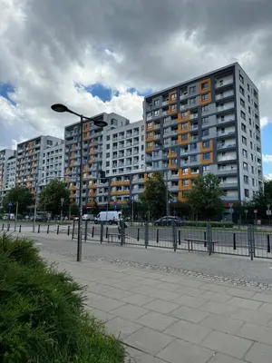 Budynek, w którym mieści się apartament