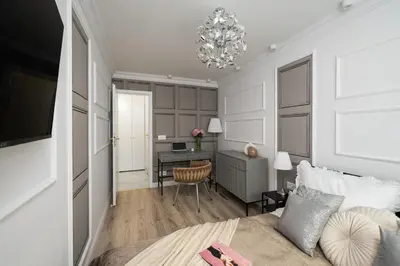 Kuchnia lub aneks kuchenny w obiekcie Stunning 2-BR Apartament Palace in the window, air-conditioning 500m to Central Station
