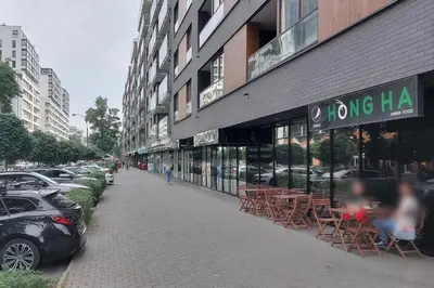 Budynek, w którym mieści się apartament
