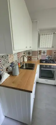 Kuchnia lub aneks kuchenny w obiekcie Fitmaison Apartment Ochota