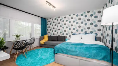 Część wypoczynkowa w obiekcie Kasprowicza Apartments - Bielany, Sun & Snow