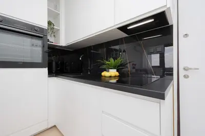 Kuchnia lub aneks kuchenny w obiekcie Capitol Bright Apartment in Central Warsaw by Noclegi Renters