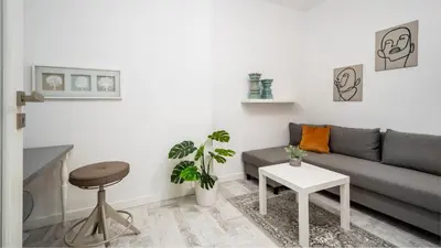 Część wypoczynkowa w obiekcie Qbik Loft Apartments - Mokotów, Sun & Snow