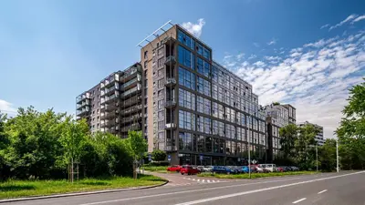 Budynek, w którym mieści się apartament