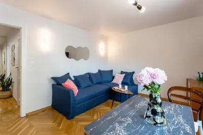 Część wypoczynkowa w obiekcie Marmo Apartments Powiśle
