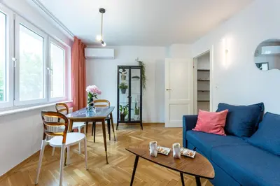 Część wypoczynkowa w obiekcie Marmo Apartments Powiśle