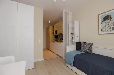 Plan piętra w obiekcie SuperApart Naukowa 55 - Nowoczesne mikrostudio