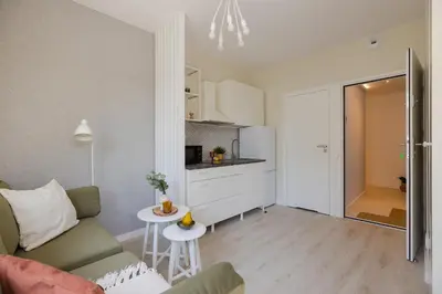Plan piętra w obiekcie SuperApart Naukowa 55 - Nowoczesne mikrostudio