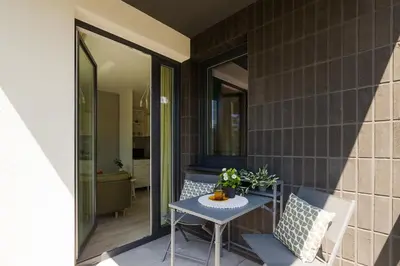 Plan piętra w obiekcie SuperApart Naukowa 55 - Nowoczesne mikrostudio