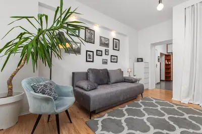 Część wypoczynkowa w obiekcie Apartment Chmielna 2 by Your Freedom