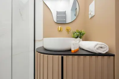 Plan piętra w obiekcie Przytulne Studio w Zielonej Okolicy Śródmieścia by Noclegi Renters