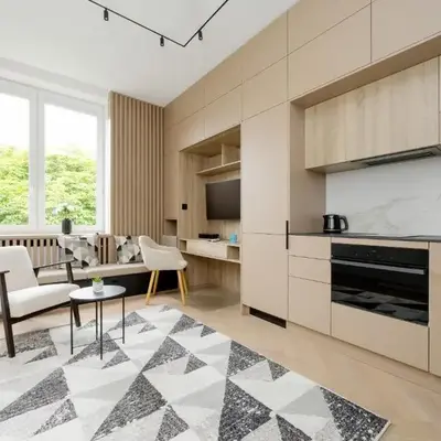 Przytulne Studio w Zielonej Okolicy Śródmieścia by Noclegi Renters