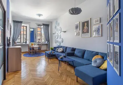 Część wypoczynkowa w obiekcie Old Town Home - Premium Apartment