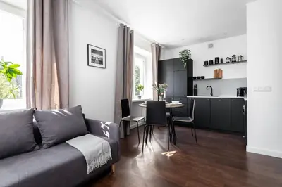 Kuchnia lub aneks kuchenny w obiekcie Espresso Apartment City Center Elektoralna