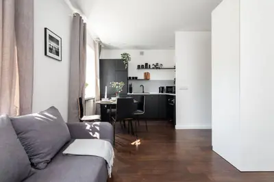 Kuchnia lub aneks kuchenny w obiekcie Espresso Apartment City Center Elektoralna