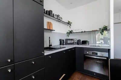 Kuchnia lub aneks kuchenny w obiekcie Espresso Apartment City Center Elektoralna
