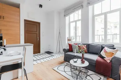 Część wypoczynkowa w obiekcie SuperApart Brzeska 18 - Blisko Galerii Wileńska