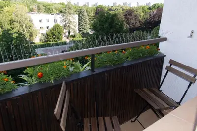 Balkon lub taras w obiekcie Studio Chodecka