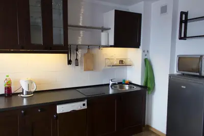 Kuchnia lub aneks kuchenny w obiekcie Studio Chodecka