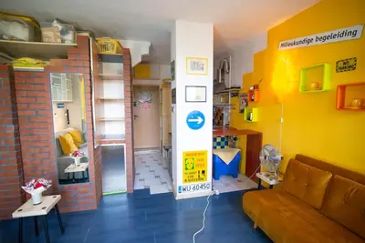 Część wypoczynkowa w obiekcie Colourful space, so central