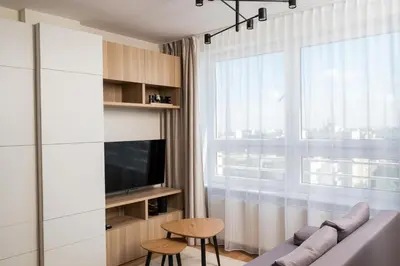 Telewizja i/lub zestaw kina domowego w obiekcie Metro Stokłosy Comfort Studio by BookingHost