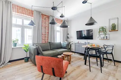 Część wypoczynkowa w obiekcie Mińska Apartament