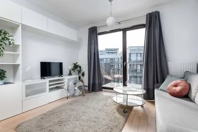 Telewizja i/lub zestaw kina domowego w obiekcie Blue Sky Studio - Burakowska