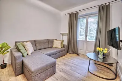 Część wypoczynkowa w obiekcie Warsaw Premium Apartments Boczna