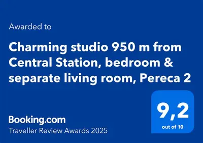 Certyfikat, podpis lub inny dokument wystawiony w obiekcie Charming 2x 1-BR studios 950 m from Central Station, bedroom & separate living room
