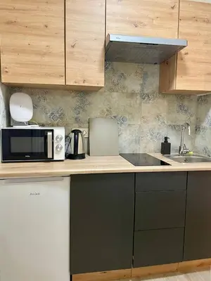 Kuchnia lub aneks kuchenny w obiekcie HALBY rooms Prosta 2