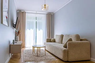 Część wypoczynkowa w obiekcie Apartament Koszykowa 3